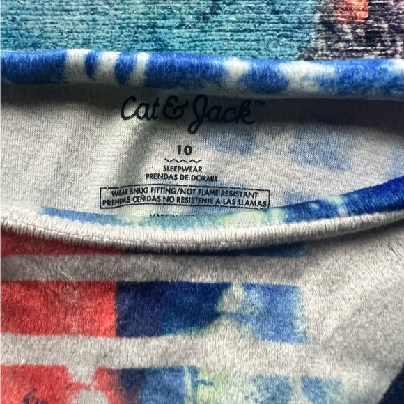 3 for $13 Bundle of 3 long sleeve pj tops size 10 - Picture 3 of 4